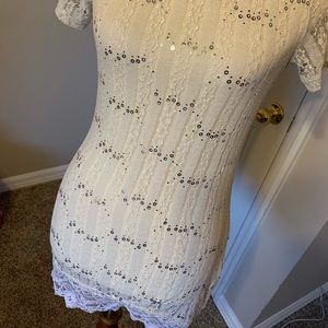 BKE Tops - BKE Lace Shirt BKE Tops - BKE Lace Shirt